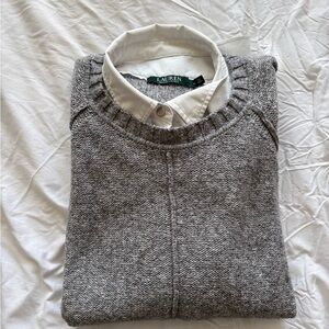 Lauren Ralph Lauren Women’s Grey Crewneck Sweater